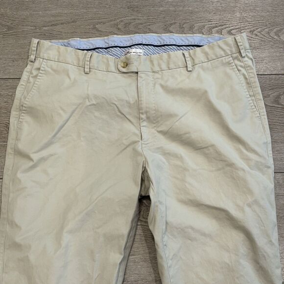 Peter Millar Golf Chino Pants Mens Size 38x32 Khaki Casual Preppy - Picture 3 of 8